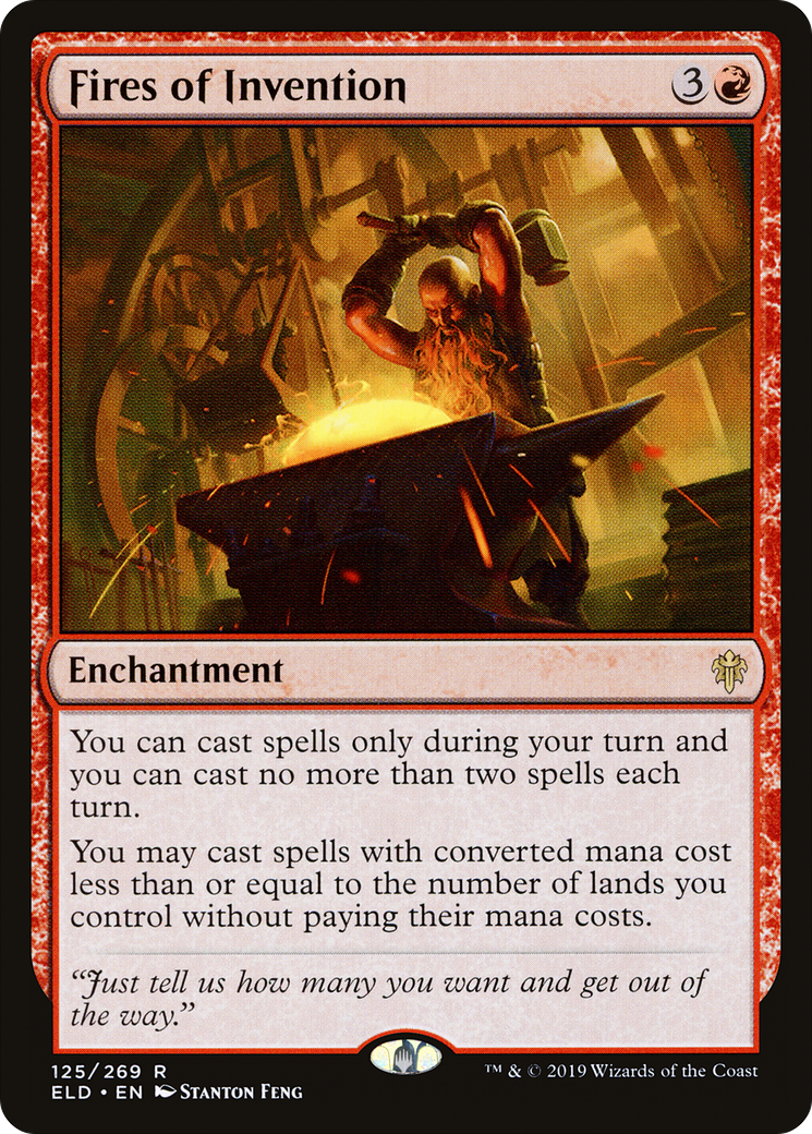 Fires of Invention - Magic the Gathering card